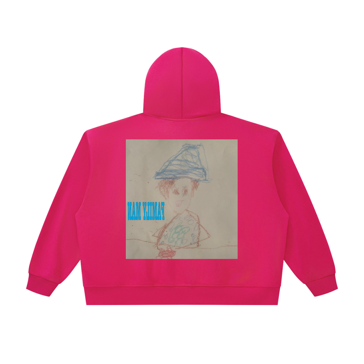 PBT // Unisex Oversized Chunky-Zip Boxy Hoodie