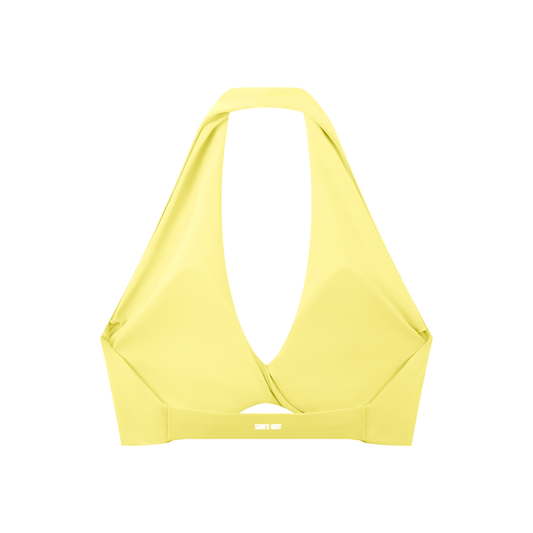 PGT // Pleated Halter Sports Bra