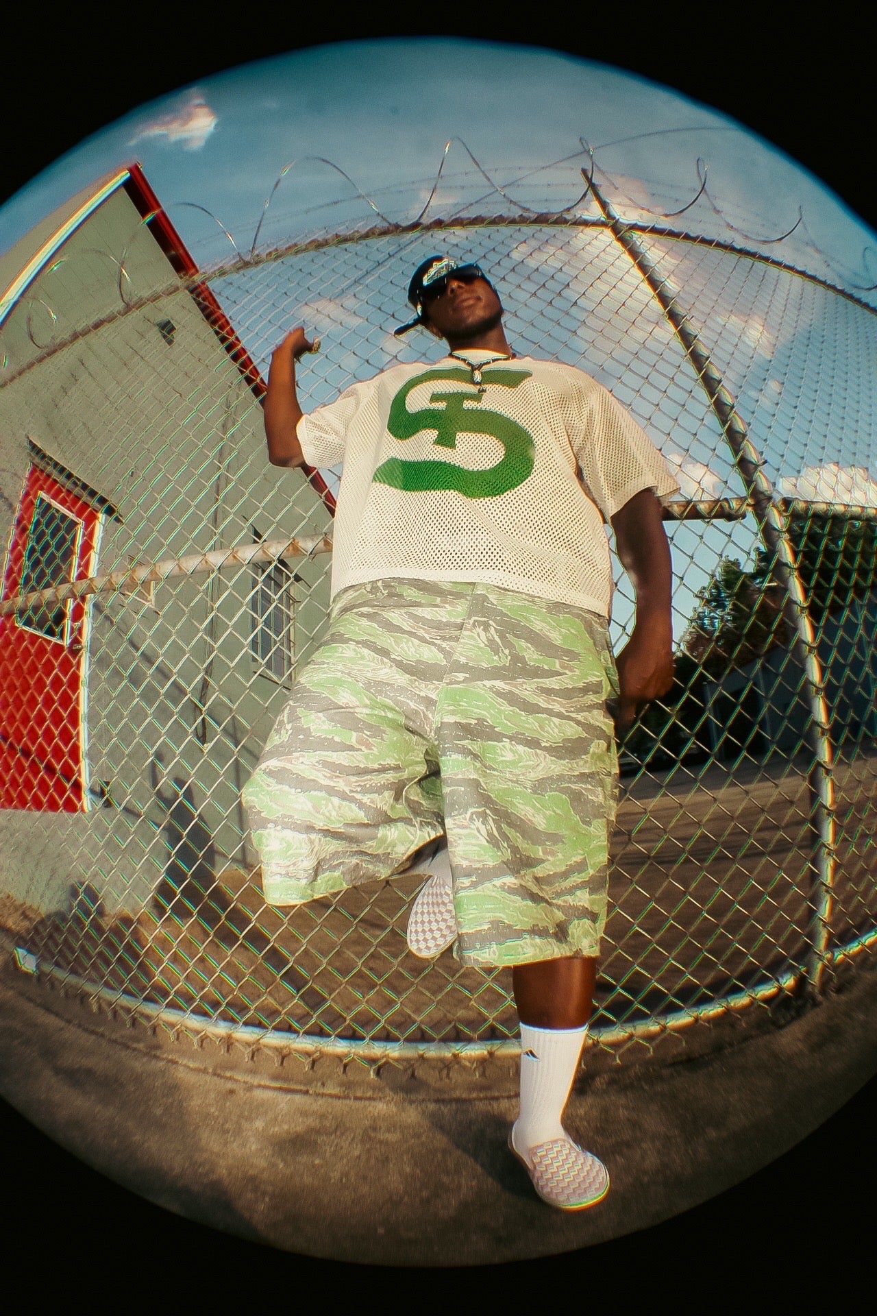 SOLO THUG // Boxy Net T-shirt