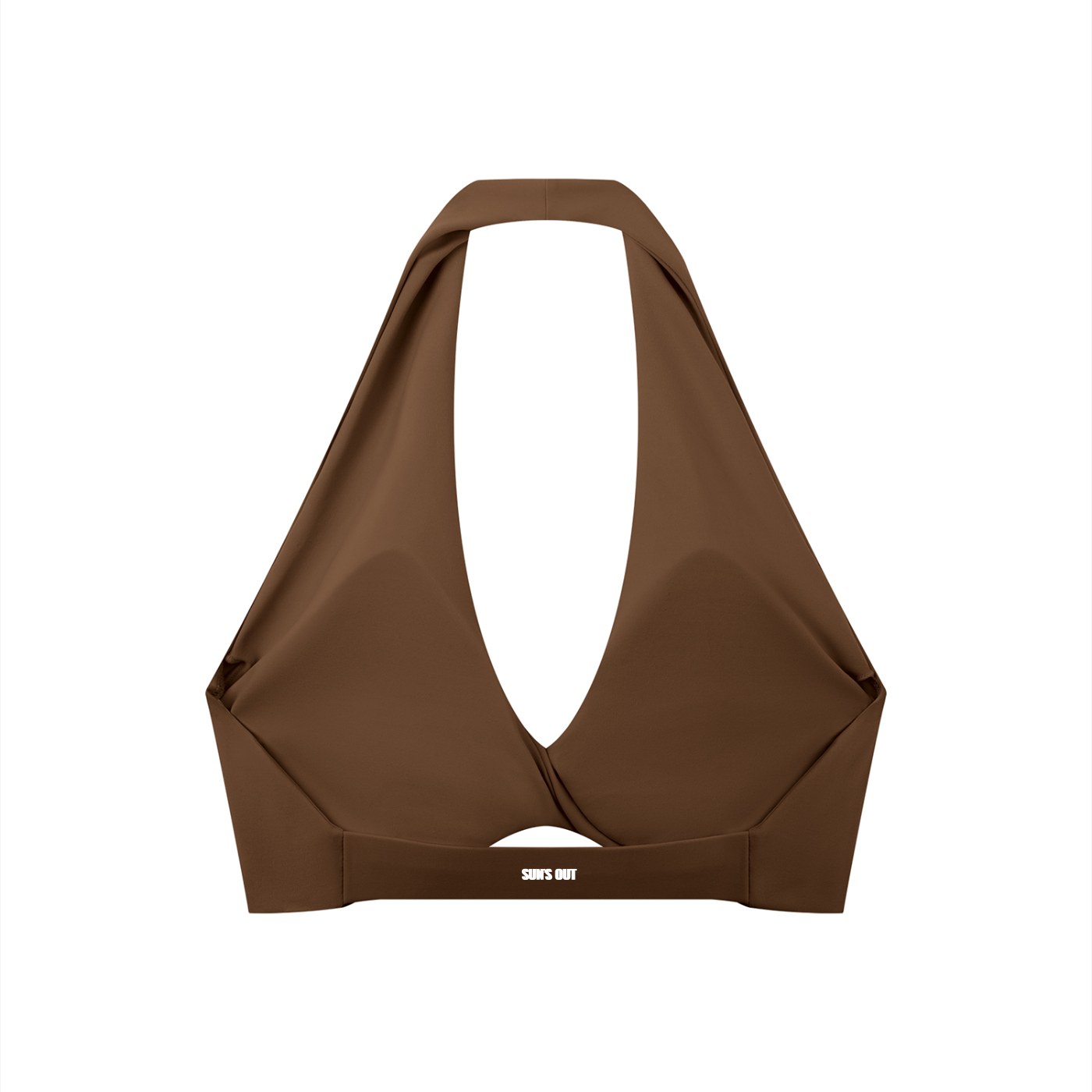 PGT // Pleated Halter Sports Bra