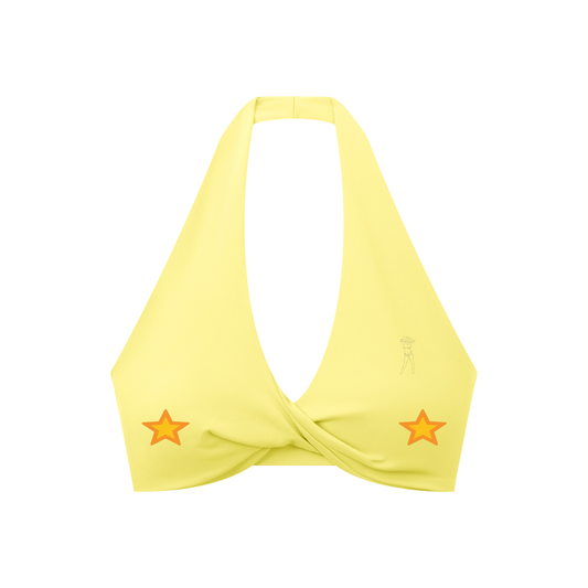 PGT //  Pleated Halter Sports Bra