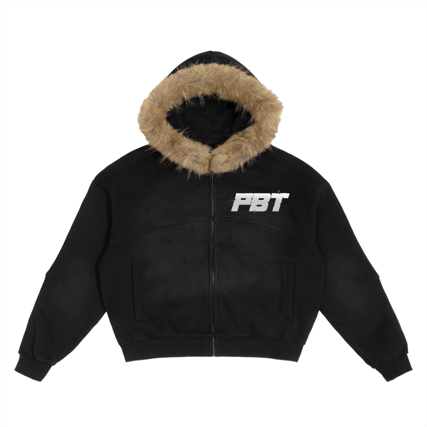 PBT // Boxy Fur Hoodie