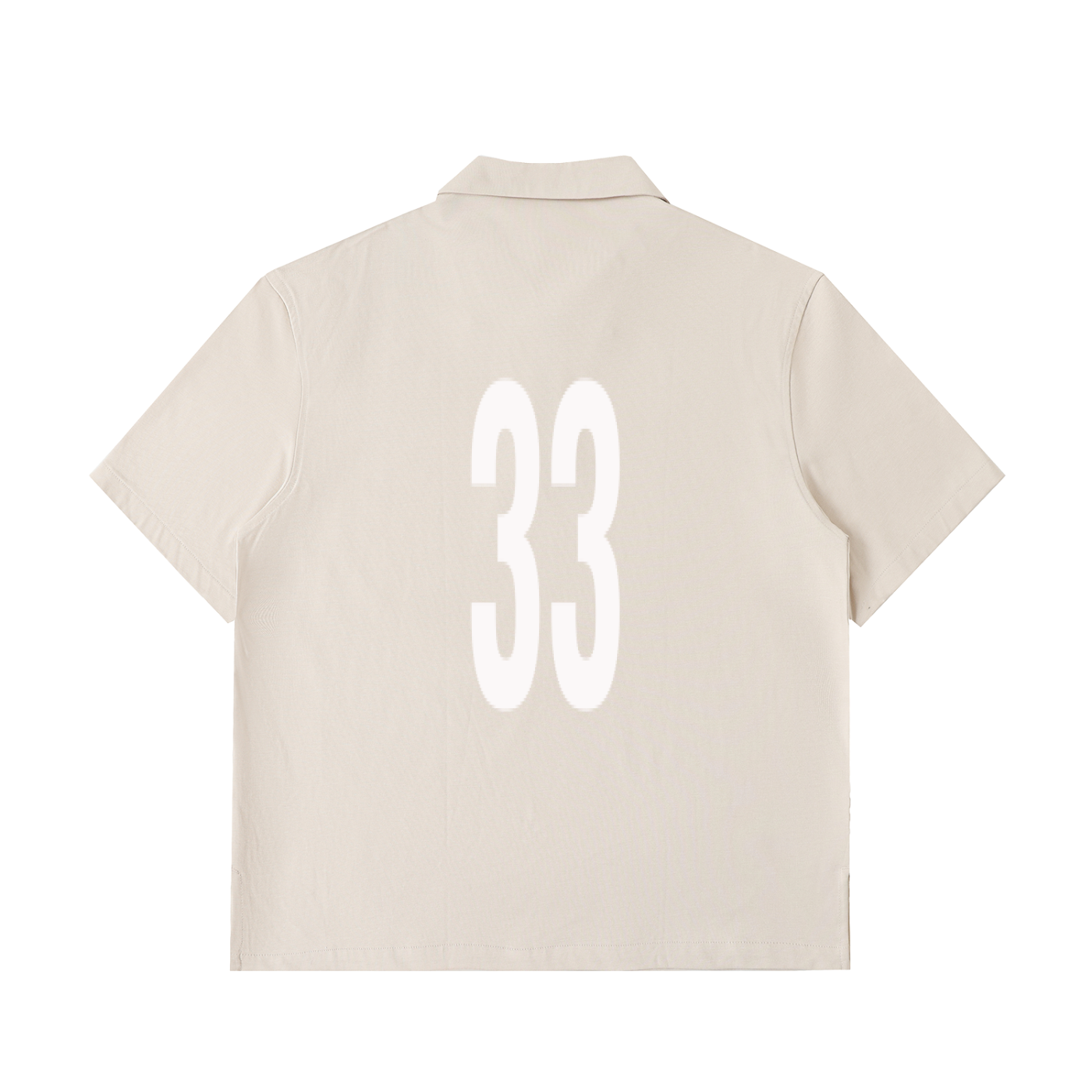 PEACE OVER PAIN //  Half-Zip Cotton Polo Shirt