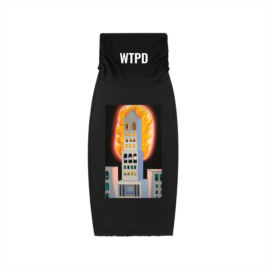 PGT // WTPD Hip-Hugging Slim Maxi Skirt