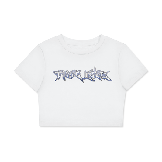 “THUG LOVE” Women's Fitted Crop Tee