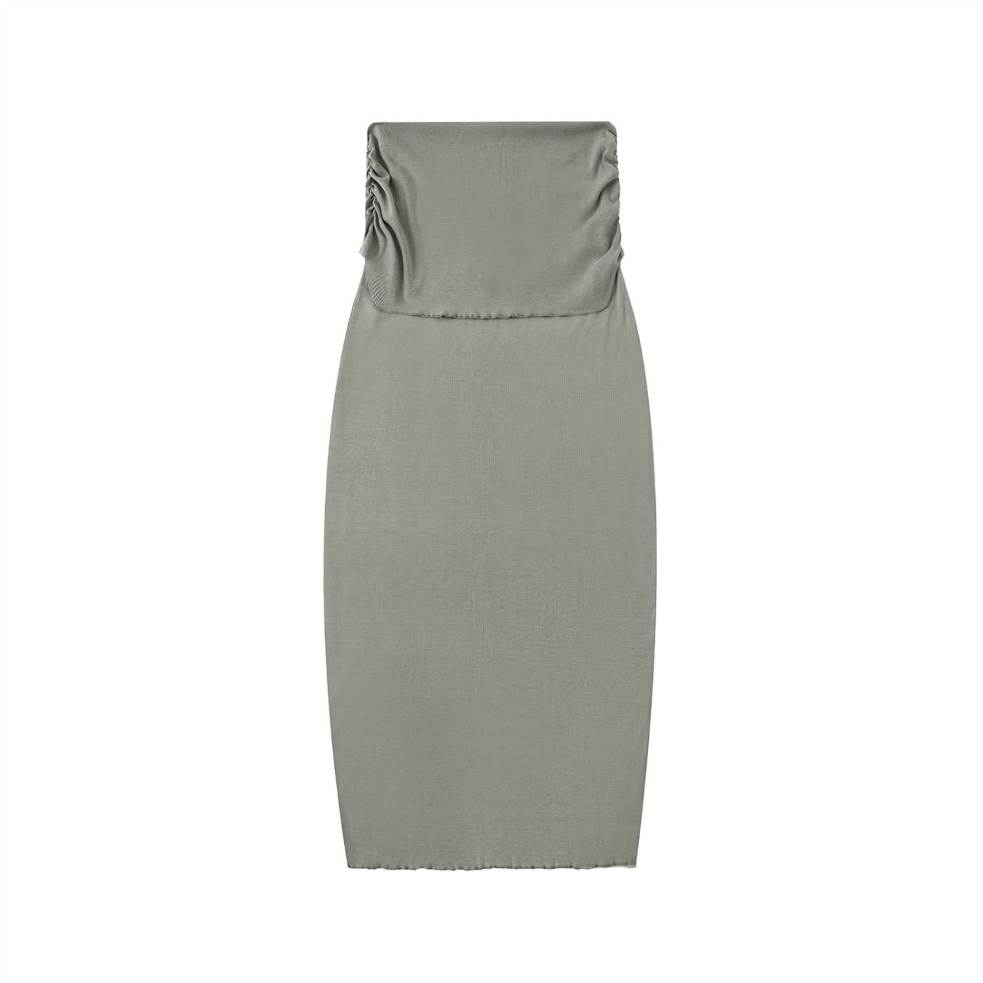 PGT // WTPD Hip-Hugging Slim Maxi Skirt