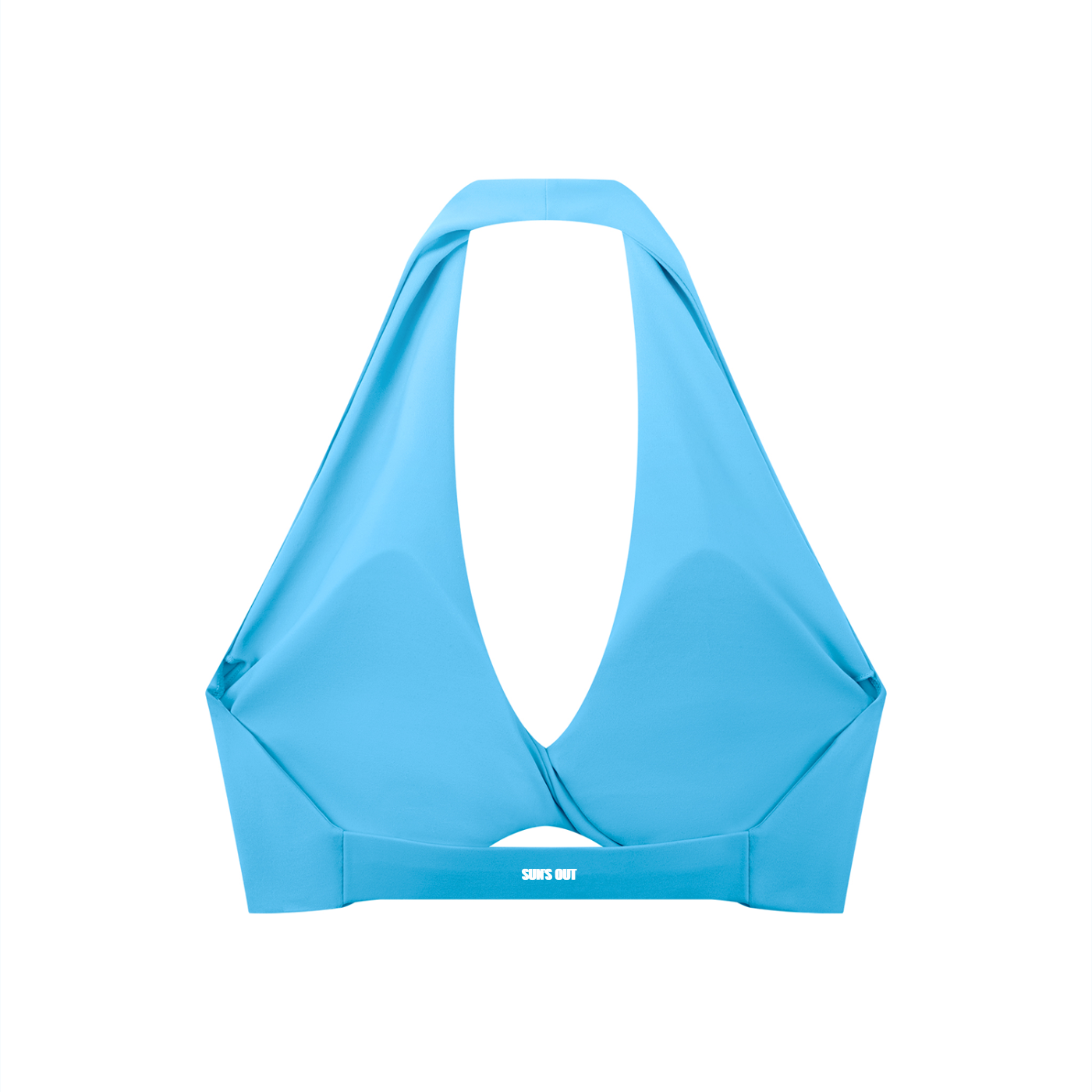 PGT //  Pleated Halter Sports Bra