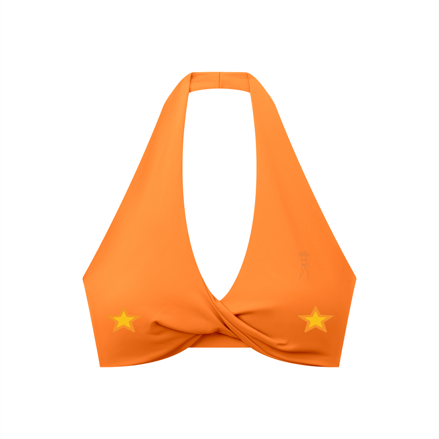 PGT //  Pleated Halter Sports Bra
