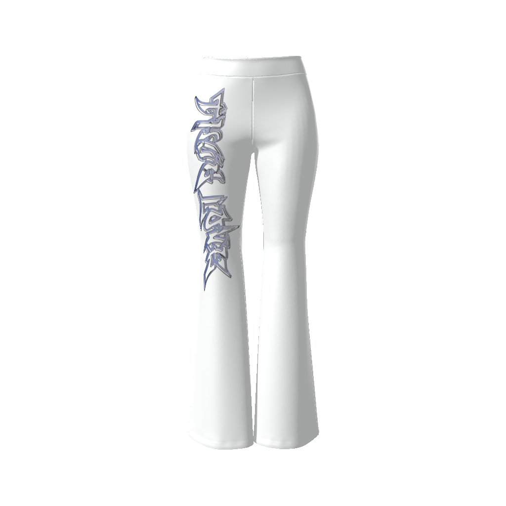 “THUG LOVE” Women's Flare Leg Pants